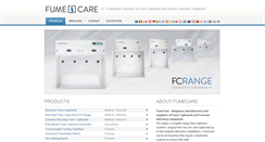 Desktop Screenshot of fumecare.com